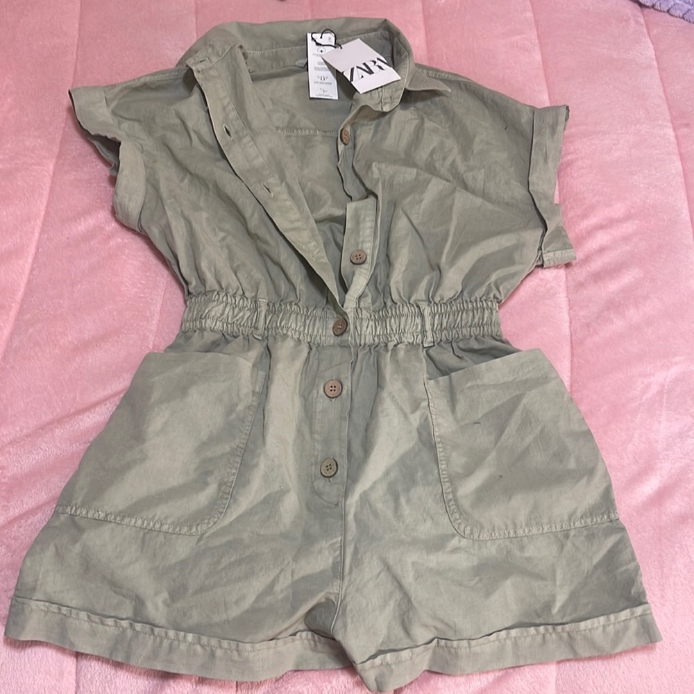 Green Zara Romper